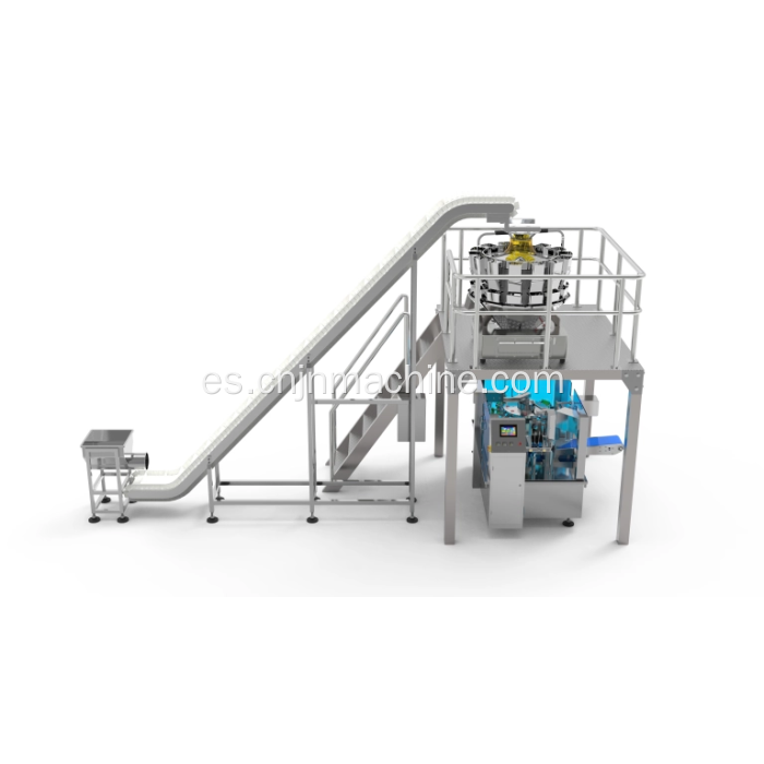 GD8-200B Ripper con cremallera giratoria que da una máquina de envasado de bolsa